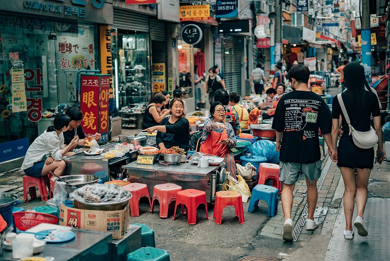 Marché aux poissons de Jagalchi à Busan - Corée du Sud 