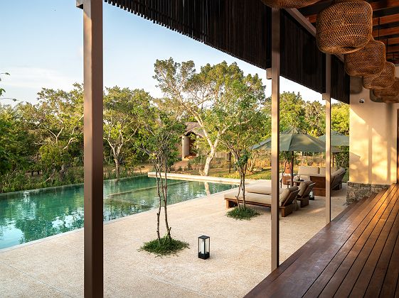 Piscine - Hôtel Taru Villu - Wilpattu, Sri Lanka