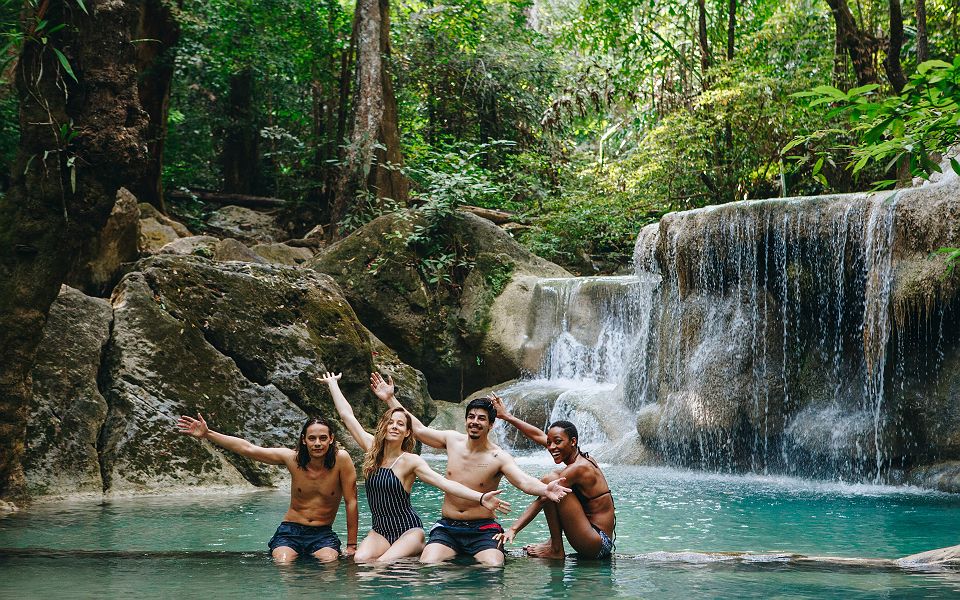 Chalets Chamarel - Gauche - île Maurice 