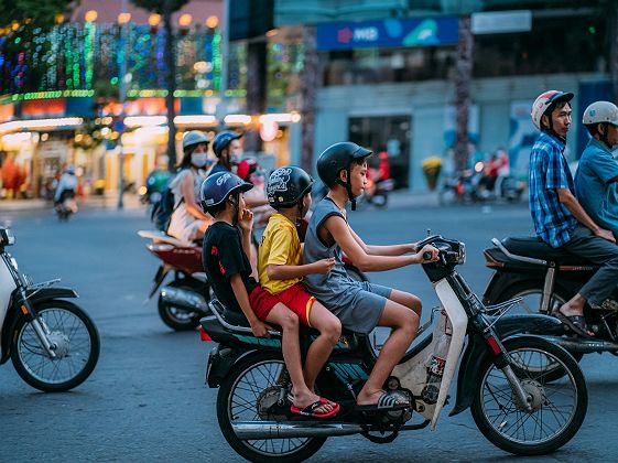 Scooter à Saïgon