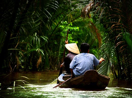 Vietnam - Traversée du delta de Mekong en barque
