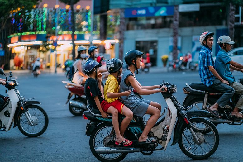 Scooter à Saïgon