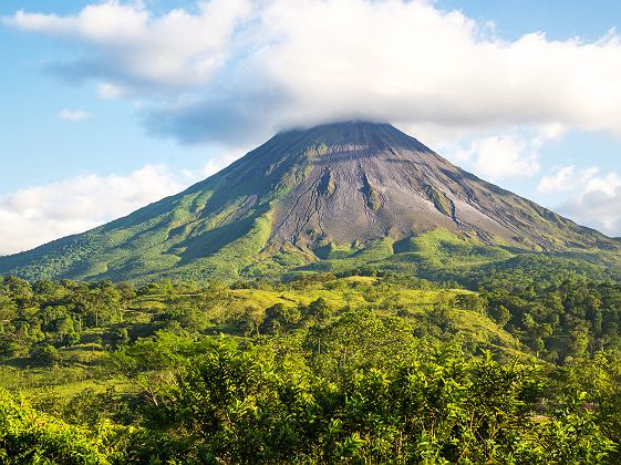 Costa Rica - Vue sur le volcan Arenal