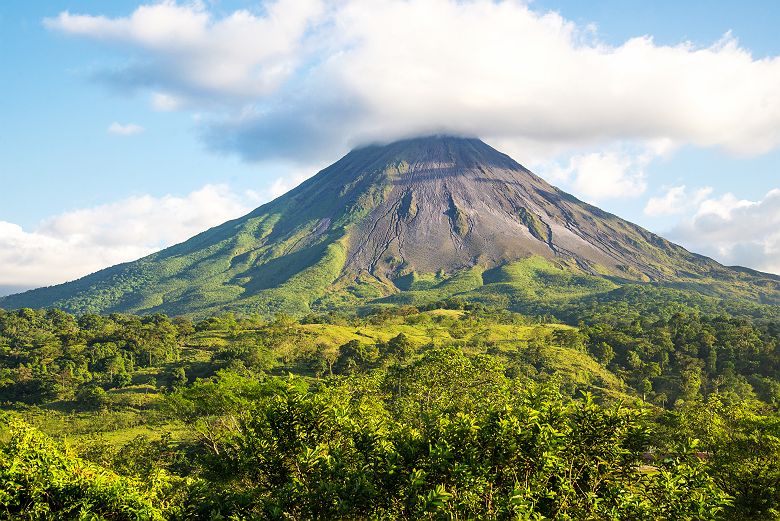 Costa Rica - Vue sur le volcan Arenal
