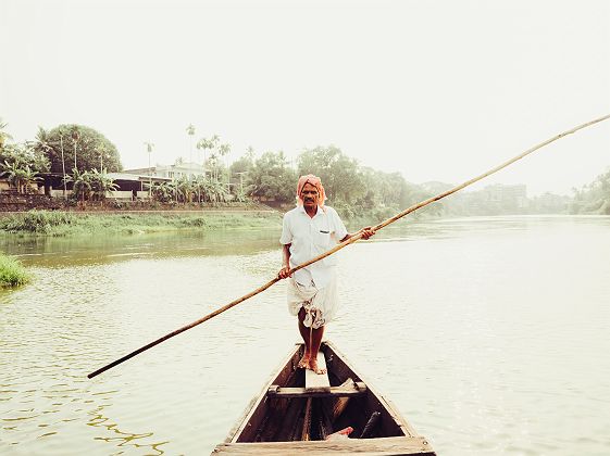 Canoé à l'Indian Summer House - Muvattupuzha, Kerala - Inde
