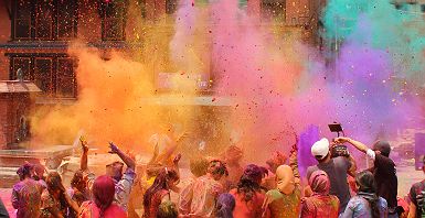 Inde - Fête des couleurs ou Holi