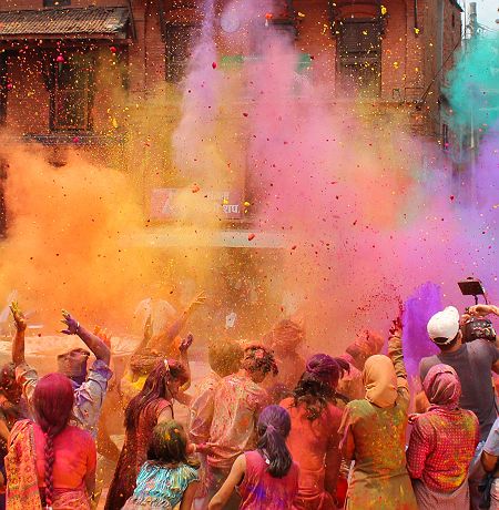 Inde - Fête des couleurs ou Holi