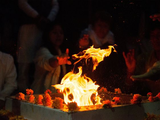 Holika Dahan - Fête avant Holi - Inde