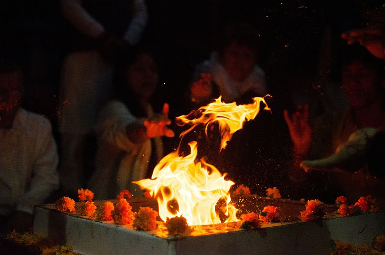 Holika Dahan - Fête avant Holi - Inde