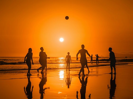 Rio de Janeiro sous coucher de soleil