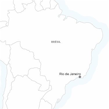 Carte Brésil - Rythmes et Samba du Brésil