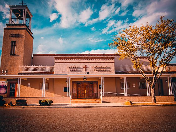 Eglise d'Albuquerque au Nouveau-Mexique