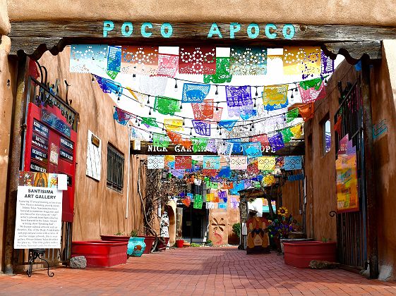 Rue d'Albuquerque au Nouveau-Mexique