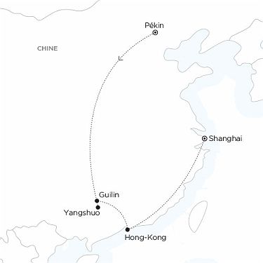 Carte CHINE - La Chine en famille