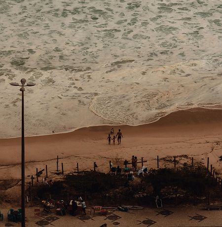 Rio de Janeiro - en famille devant la mer - Brésil