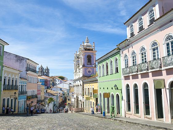 Brésil - Vue du centre ville historique de Pelourinho