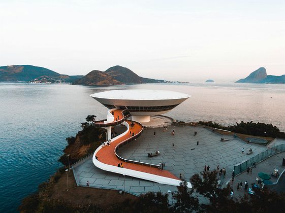Musée d'art contemporain de Niteroi, Rio de Janeiro, Brésil