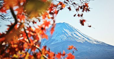 Vue du Mont Fuji à Fujikawaguchiko - Japon