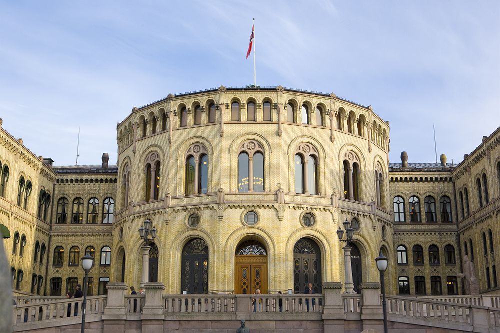 Le parlement de Oslo - Norvège