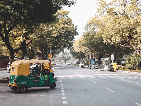 Rickshaw à Delhi