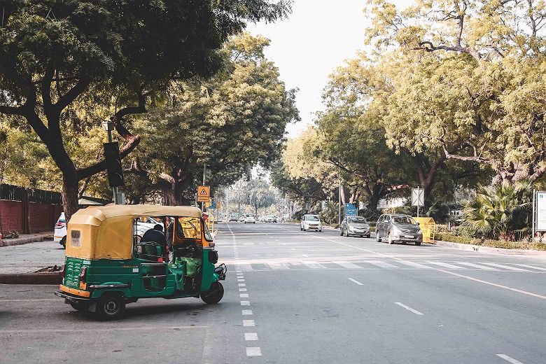 Rickshaw à Delhi