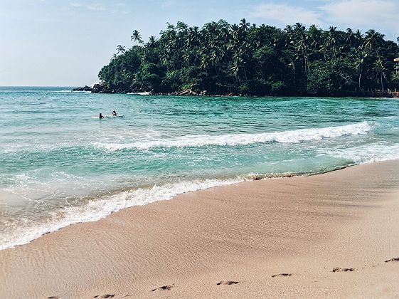 Plage à Mirissa, Sri Lanka