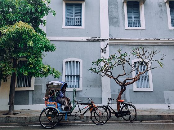Dans les rues de Pondichéry