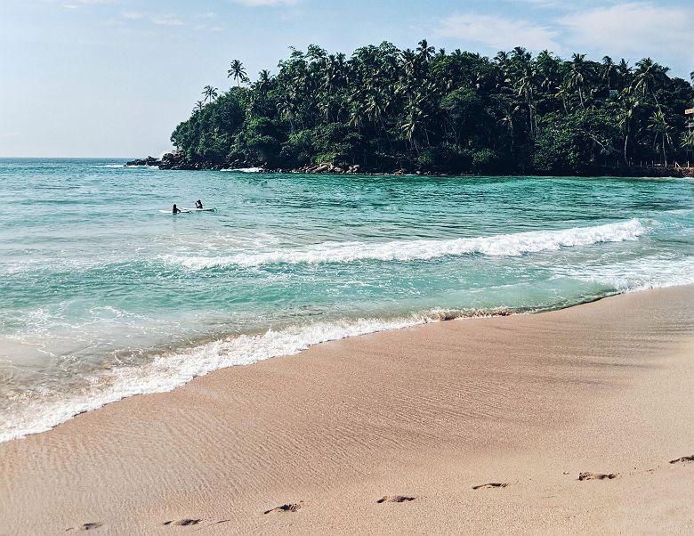 Plage à Mirissa, Sri Lanka