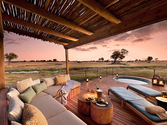 Suite du Tawana Camp - plunge pool privée