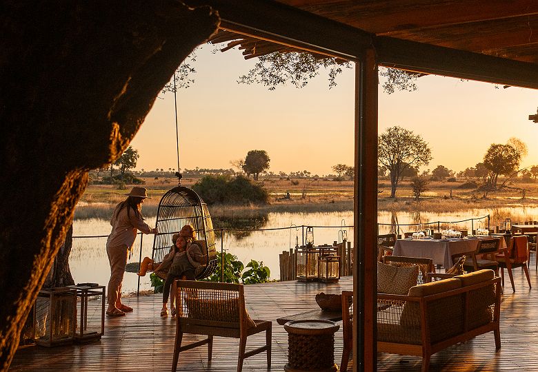 Tawana Camp - terrasse principale