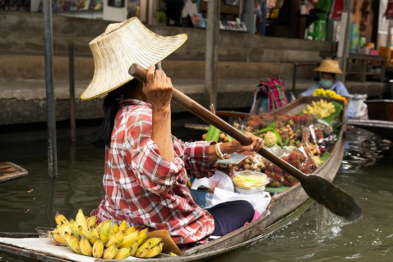 Marché flottant - Bangkok - Thaïlande