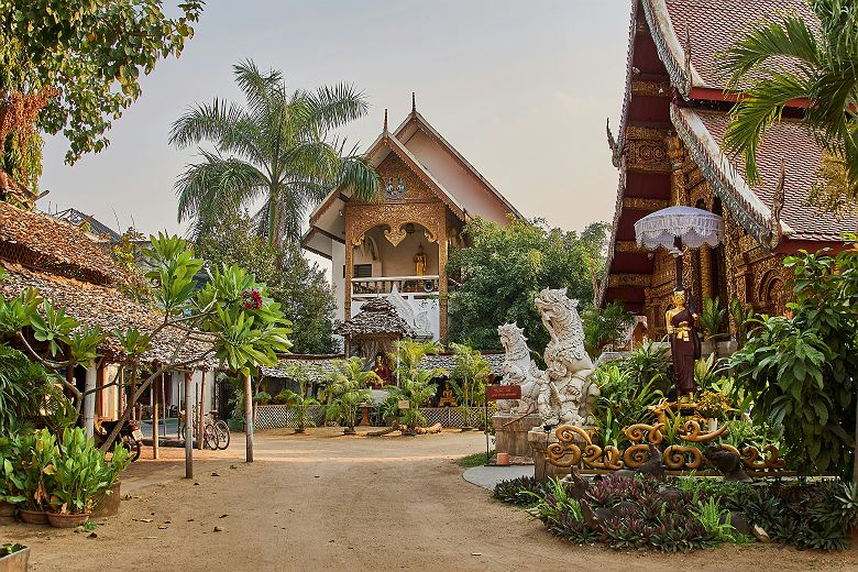 Temples de la vieille ville à Chiang Mai - Thaïlande