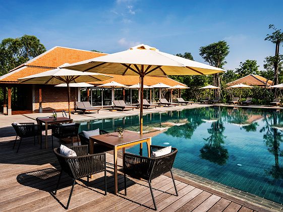 Smiling Gecko - Piscine et Café - Kampong Chhnang - Cambodge