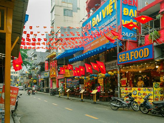 Rue traditionelle à Saigon (Ho Chi Minh Ville) - Vietnam