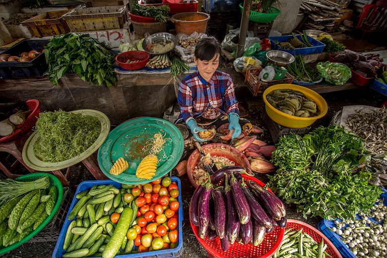 Pandaw - Delta du Mékong - Marché