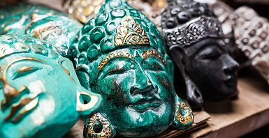 Sculptures masques - Indonésie