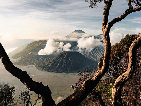 Vue sur le mont Bromo - Indonésie