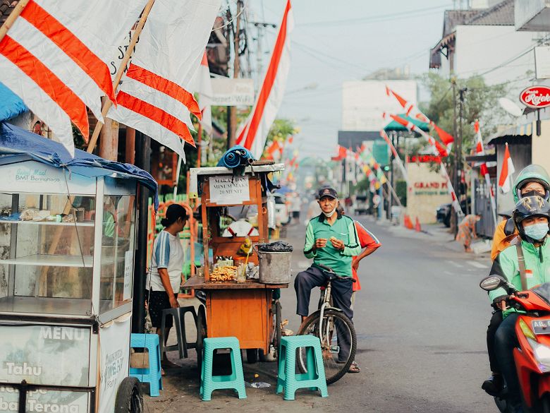 Rue à Yogyakarta, Java - Indonésie