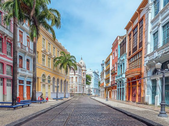 Rue Bom Jesus, Recife - Brésil