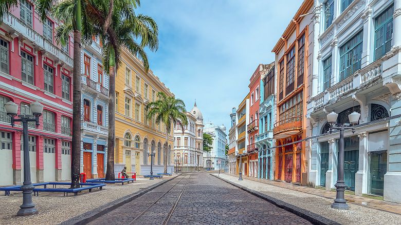 Rue Bom Jesus, Recife - Brésil