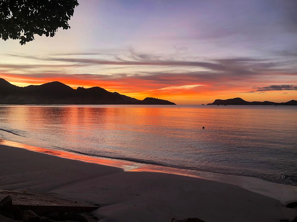 Hotel L'Archipel - Diapo coucher de soleil - Seychelles 