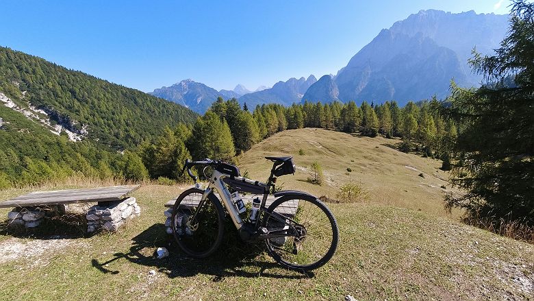 Vélo dans les Dolomites
