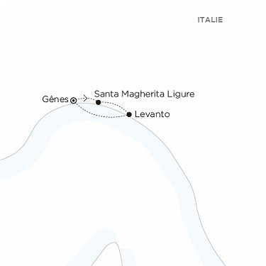 Carte ITALIE - Ligurie, Cinq Terres, les couleurs de la Riviera italienne