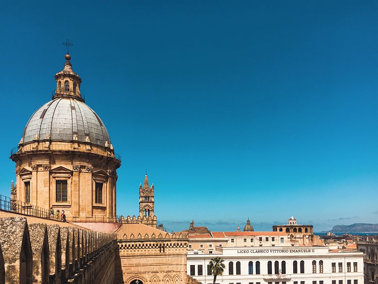 Vue sur Palerme et son Duomo