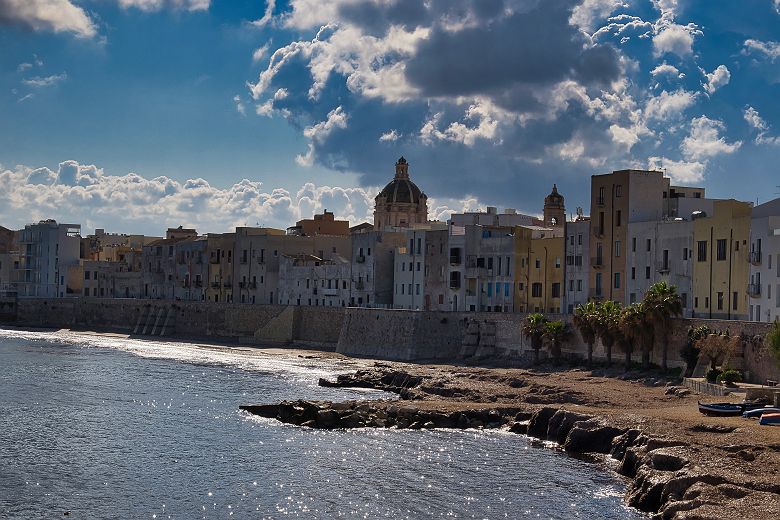 Front de mer de Trapani, Sicile