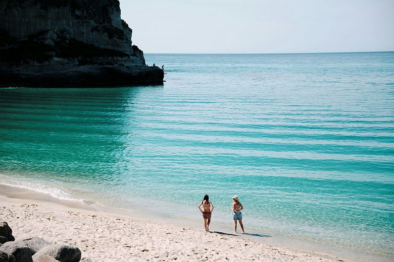 Plage de Tropea Calabre Italie