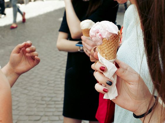 Glace enfants Italie