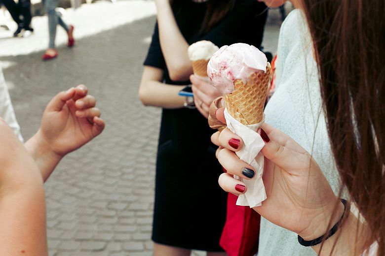 Glace enfants Italie