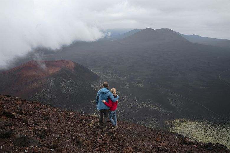 randonnee couple etna