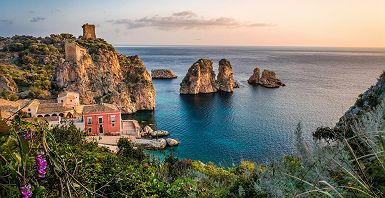 vue sur lile de capri